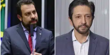 Boulos e Ricardo Nunes lado a lado