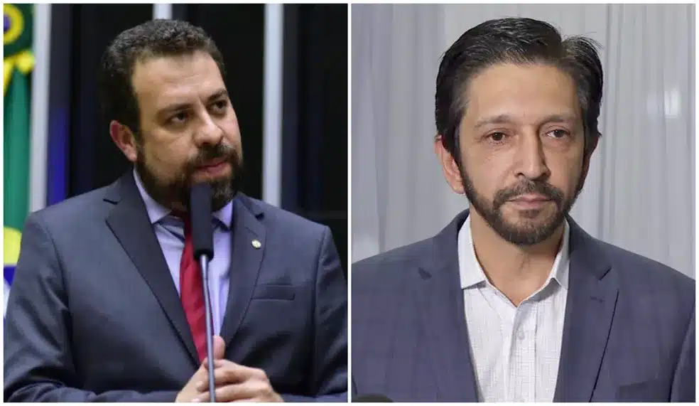 Boulos e Ricardo Nunes lado a lado