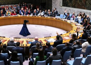 Embaixadores votam em resolução sobre a guerra em Gaza no Conselho de Segurança da ONU (Fonte: Reprodução/AFP)