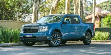 A Ford Maverick é uma picape com um conjunto motriz híbrido autocarregável (Fonte: Reprodução/WM1)