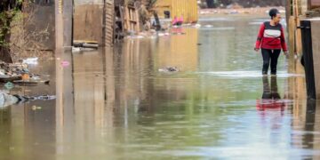 Ruas alagadas no Rio Grande do Sul (Fonte: Reprodução/Agência brasil)