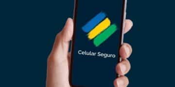 Imagem com a logo da campanha Celular Seguro (Fonte: Reprodução/Governo Federal)