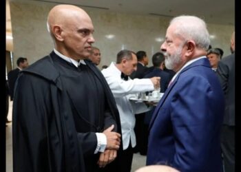 Lula e Alexandre de Moraes (Fonte: Reprodução/Redes Sociais)