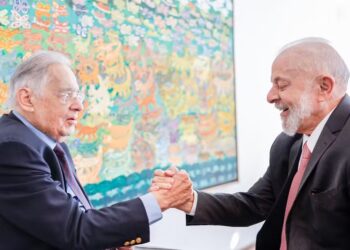 Lula se encontra com o ex-presidente FHC em São Paulo (Fonte: Reprodução/Governo Federal)