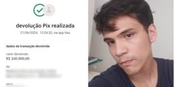 O estudante Genésio Alves de Araújo Júnior devolveu pix de R$ 100 mil enviado por engano em São Carlos (SP) (Fonte: Reprodução/Arquivo pessoal)