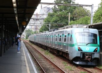 Linhas de Trem, em São Paulo. (Fonte: Reprodução/Google)