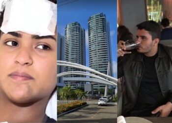 Mulher se jogou de prédio para fugir de agressões do namorado (Fonte: Reprodução/Google)