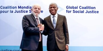 Lula e Gilbert Houngbo (Fonte: Reprodução/Ricardo Stuckert/Redes Sociais)