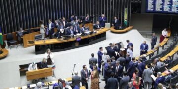 O Plenário da Câmara dos Deputados (Fonte: Reprodução/Agência Câmara de Notícias)