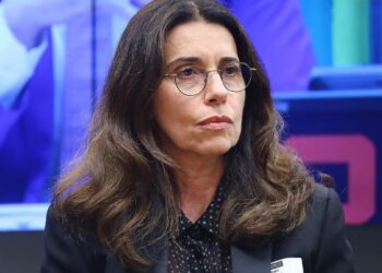 A ex-diretora da Americanas Anna Saicali durante depoimento à CPI na Câmara (Fonte: Reprodução/Câmara dos Deputados)