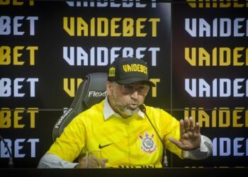 Augusto Melo anuncia novo patrocinador do Corinthians (Fonte: Reprodução Agência Corinthians)