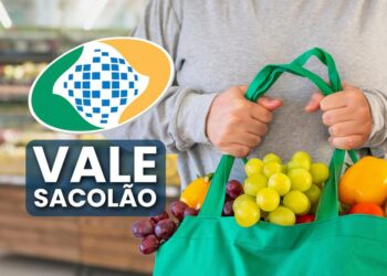 imagem de uma pessoa no sacolão para falar do vale sacolão