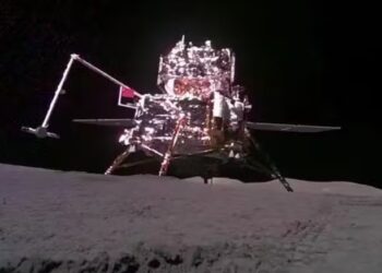 Sonda chinesa Chang'e-6 (Fonte: Reprodução/EPA)