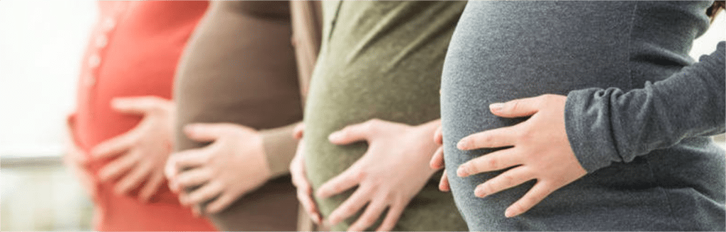 imagem de mulheres grávidas para falar sobre o aborto no Brasil