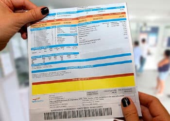 imagem de uma conta de energia