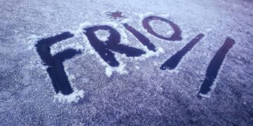 imagem escrito frio para falar da frente fria
