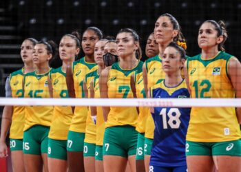 imagem da seleção brasileira feminina de vôlei