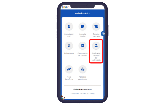 Confira um passo a passo de como atualizar o CadÚnico pelo app!