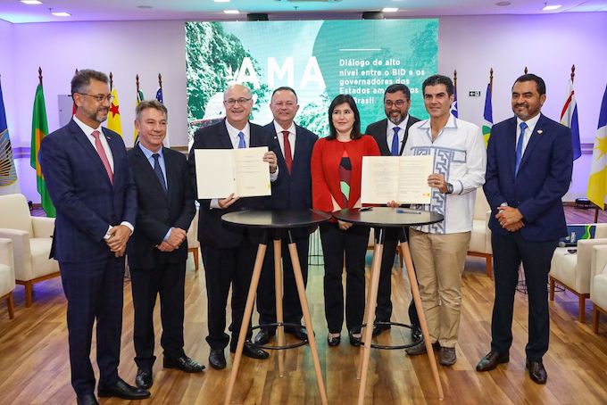 imagem do acordo do BNDES e o BID