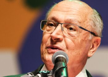 imagem de Geraldo Alkimin falando sobre o Selo Verde Brasil