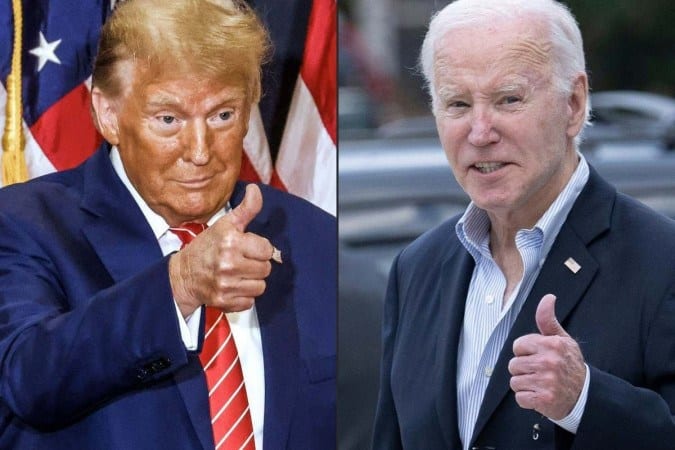 Descubra as principais diferenças entre Biden e Trump, segundo a opinião dos eleitores! (Fonte: AFP)