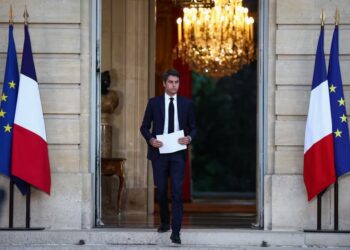 Primeiro-ministro da França, Gabriel Attal (Fonte: Reprodução/Reuters)