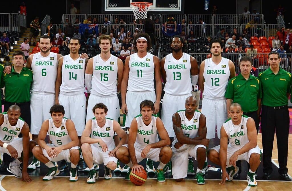 imagem da Seleção Brasileira de basquete masculino