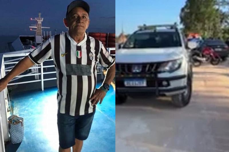 Aposentado Raimundo Nonato de Sousa é encontrado morto e com rosto desfigurado. (Fonte: Divulgação/Montagem/Rede Onda Digital)
