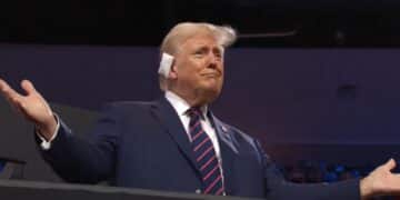 Ex-presidente Trump critica discurso de Biden que endossou Kamala Harris como sucessora