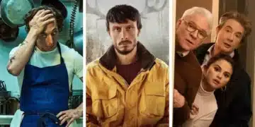 As séries 'O Urso', 'Bebê Rena' e 'Only Murders In The Building' foram indicadas ao Emmy. (Fonte: uol).