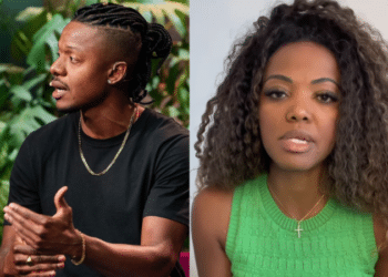 Ingrid e Leandro de Casamento às cegas. (Fonte: Jovem Pan).