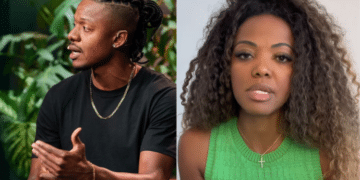 Ingrid e Leandro de Casamento às cegas. (Fonte: Jovem Pan).