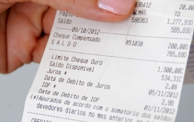 extrato bancário