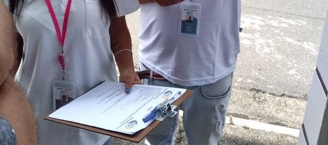 visita de funcionários do INSS