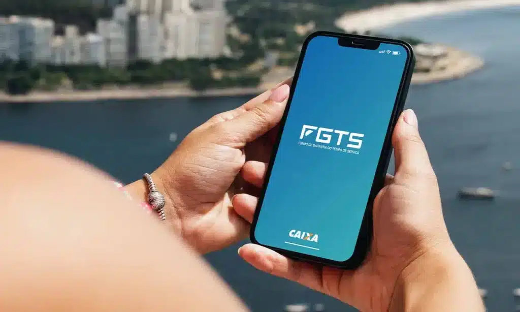 celular aberto no fgts
