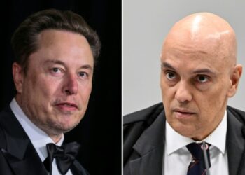 Elon Musk, dono do X, e Alexandre de Moraes, ministro do STF, protagonizam uma batalha pública e virtual por conta de decisões judiciais