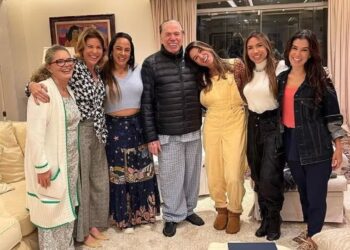 Uma visão geral da divisão da herança de Silvio Santos entre sua esposa e filhas, elaborada antes de sua morte.