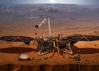 A sonda InSight da NASA descobre reservatórios de água em Marte