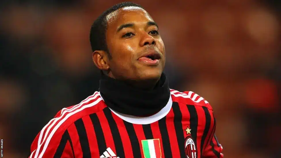 Jogador de futebol Robinho. (Fonte: BBC).