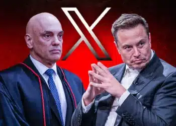 Elon Musk (dono do x, antigo twitter) e Ministro do STF, Alexandre de Moraes (Fonte:Composição de Wesley Santos/Agência Cenarium)