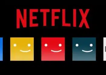 Tela da tv netflix com os logos dos usuários. (Fonte: netflix).