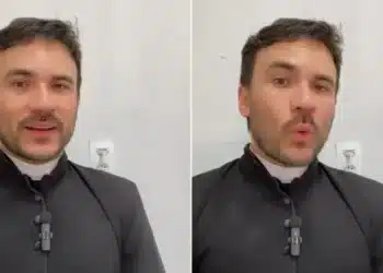 Padre Fabrício Rodrigues tinha 29 anos e ganhou fama na internet após cair no riso durante uma missa ao vivo, em 2020. (Fonte: instagram).