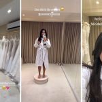 prestes-a-se-casar-com-joao-gomes,-ary-mirelle-experimenta-vestido-de-noiva