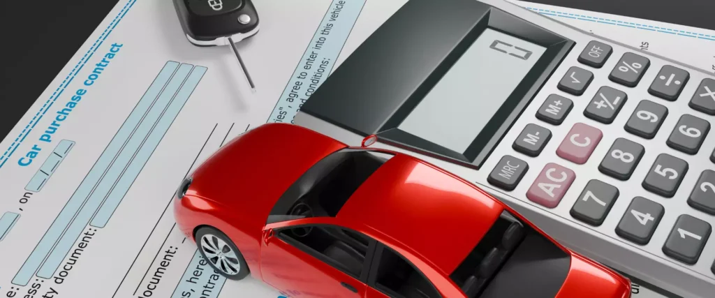 carro e calculadora