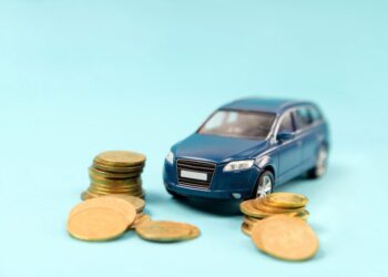 carro e moedas