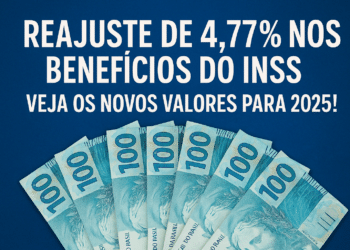Reajuste do INSS, valores de 2025