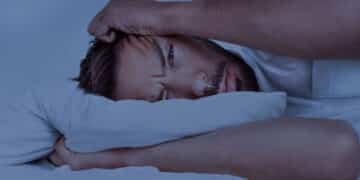 homem com sono